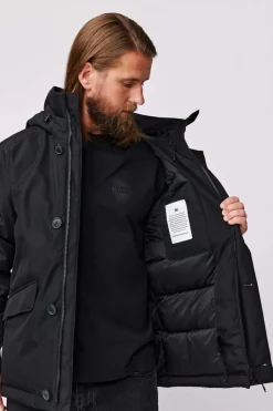 Makia Miesten Parkatakki, HELSINKI PARKA Musta