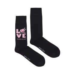 Makia miesten sukat, FEELING SOCKS Musta