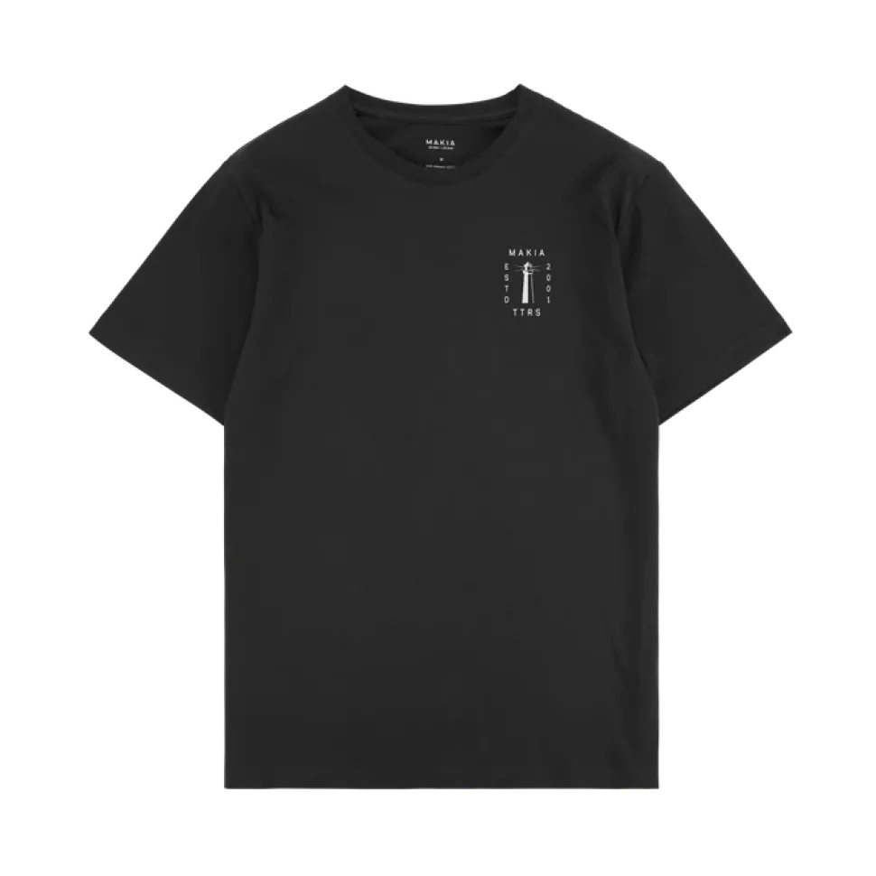Makia miesten t-paita, CAIRN T-SHIRT Musta
