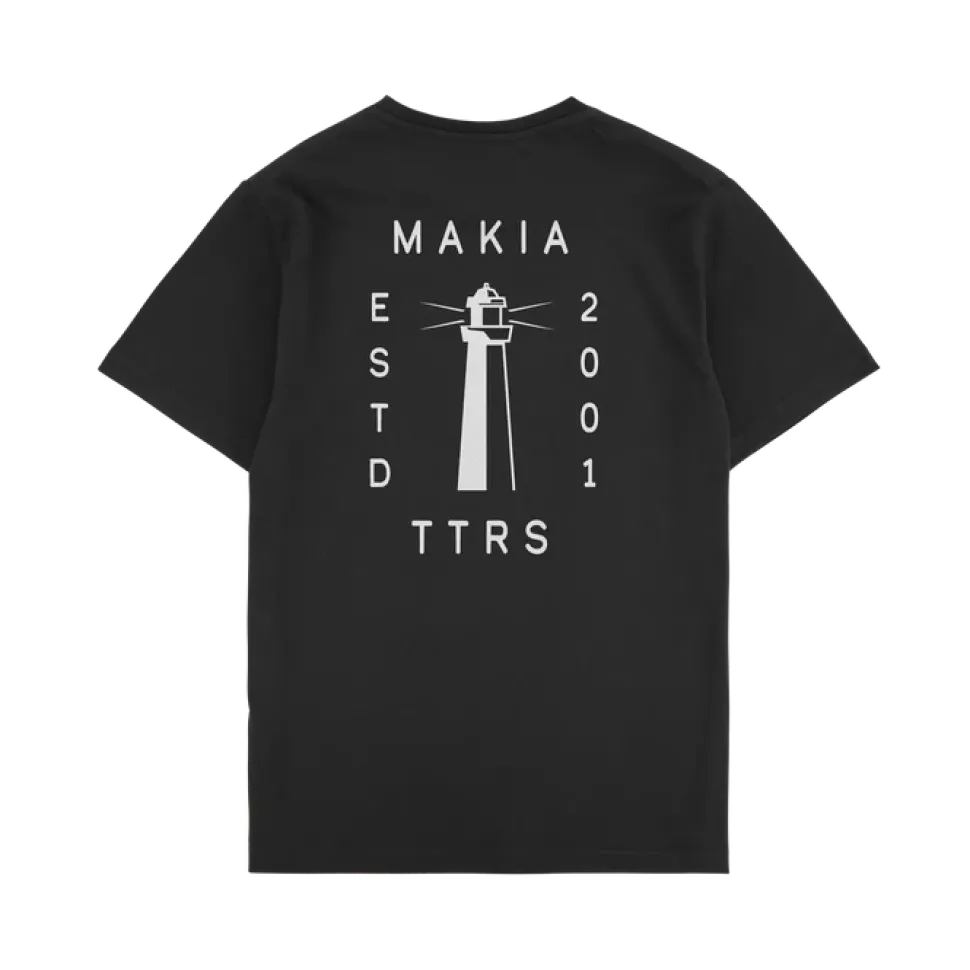 Makia miesten t-paita, CAIRN T-SHIRT Musta
