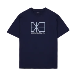 Makia miesten t-paita, CROSSING T-SHIRT Tummansininen