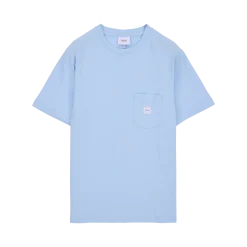 Makia miesten t-paita K Square Pocket t-shirt, vaaleansininen