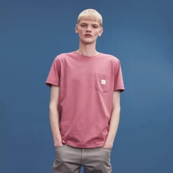 Makia Miesten T-paita, Square Pocket T-Shirt Vaaleanpunainen