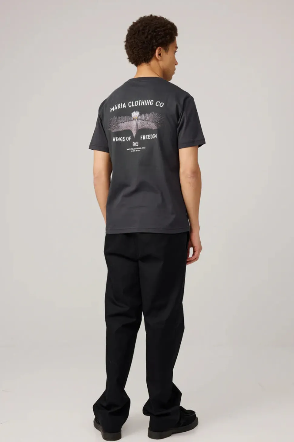 Makia miesten t-paita Wings T-shirt, musta