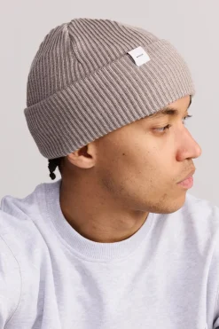 Makia miesten villapipo, MERINO CAP Vaaleanruskea