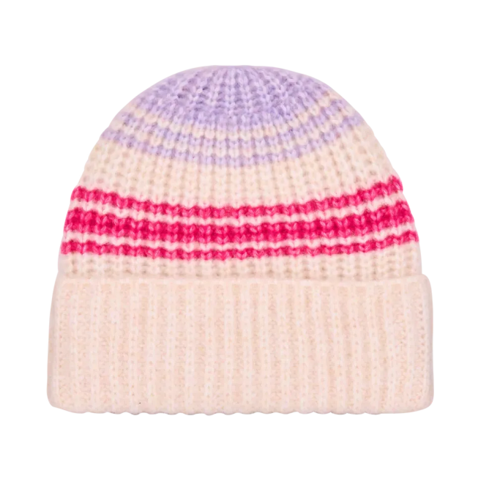 Makia naisten pipo Linnea Beanie, monivärinen raita
