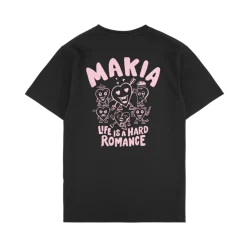 Makia unisex t-paita, FEELING T-SHIRT Musta