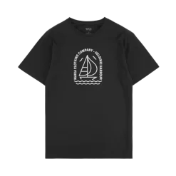 Makia unisex t-paita, REGATTA T-SHIRT Musta