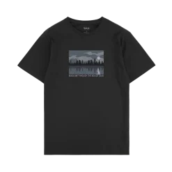 Makia unisex t-paita, SHORLINE T-SHIRT Musta