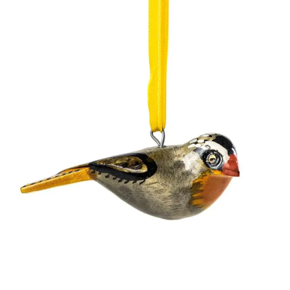 Mifuko Koriste, Wooden ornament | Robin chat