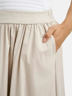 Milano Italy naisten hame, MID SKIRT Hiekka
