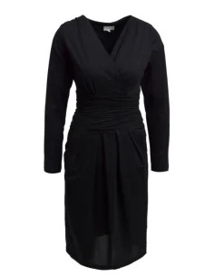 Milano Italy Naisten Mekko, DRESS W WRAP Musta