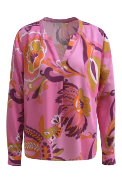 Milano Italy naisten pusero, BLOUSE BARBIE PRINT Pinkki Kuosi
