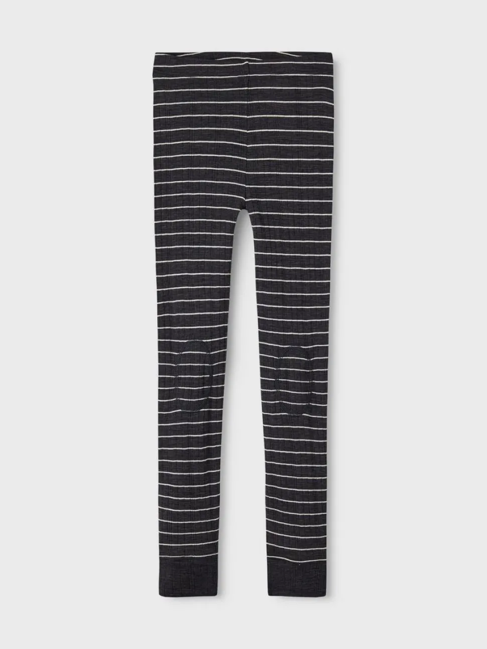 Name It alushousut, NKMWANG WOOL NEE LONGJOHN Raidallinen Musta