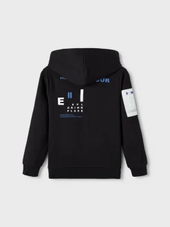 Name It huppari, NKMLESIMON LS SWEAT CARD Musta