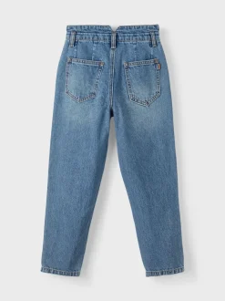 Name It korkeavyötäröiset farkut, NKFBELLA DNMATAMY HW ANCLE MOM PANT Indigo