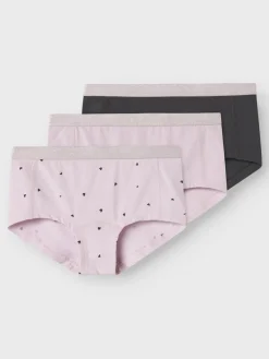 Name It Lasten Alushousut, NKFHIPSTER 3PACK NOOS Vaaleanpunainen