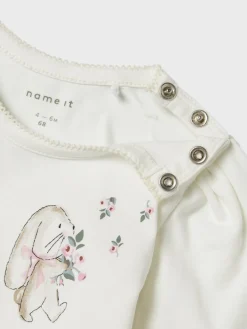 Name It lasten body, NBFHANNAH LS BODY BOX Valkoinen