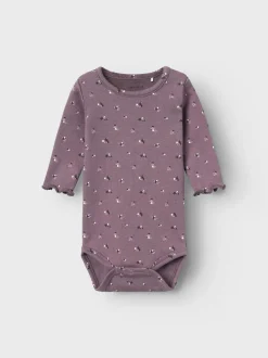 Name It Lasten Body, NBFOLINNE LS BODY Luumunpunainen