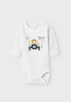 Name It lasten body, NBMHOLLOW LS BODY Valkoinen