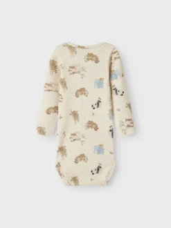 Name It lasten body, NBMSANDERS M LS BODY Vaalea Beige