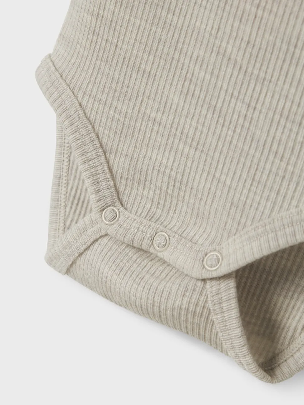 Name It lasten body, NBNWAX WOOL RIB LS BODY Harmaa