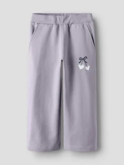 Name It lasten collegehousut NMFBASALT Sweat Wide Pant, vaalea lila