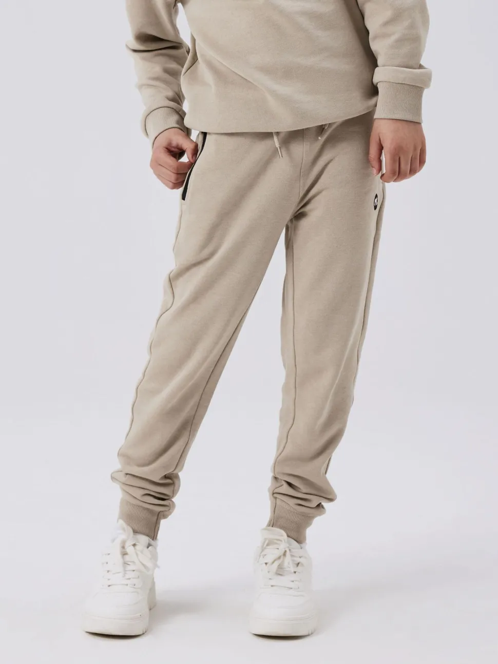 Name It lasten collegehousut NKMVIMO SWE PANT NOOS, beige