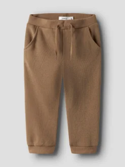 Name It lasten collegehousut NMMOBEAR NREG SWEAT PANT UNB NOOS, keskiruskea