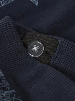 Name It lasten collegehousut, NMMVARON AOP SWEATPANT Tummansininen