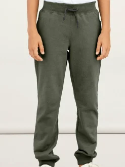 Name It Lasten Collegehousut, NKMSWEAT Unbrushed Armeijanvihreä