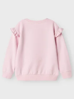 Name It lasten college, NMFNERA GABBY REG SWEAT Vaaleanpunainen