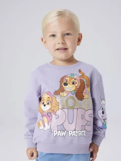 Name It lasten collegepaita NMFJARA PAW NREG SWEAT BRU NOOS, lila