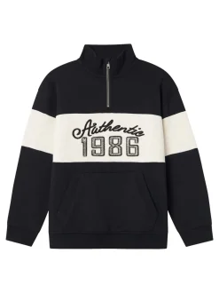 Name It Lasten Collegepaita, NKMRETA LS RLX SWEAT Musta