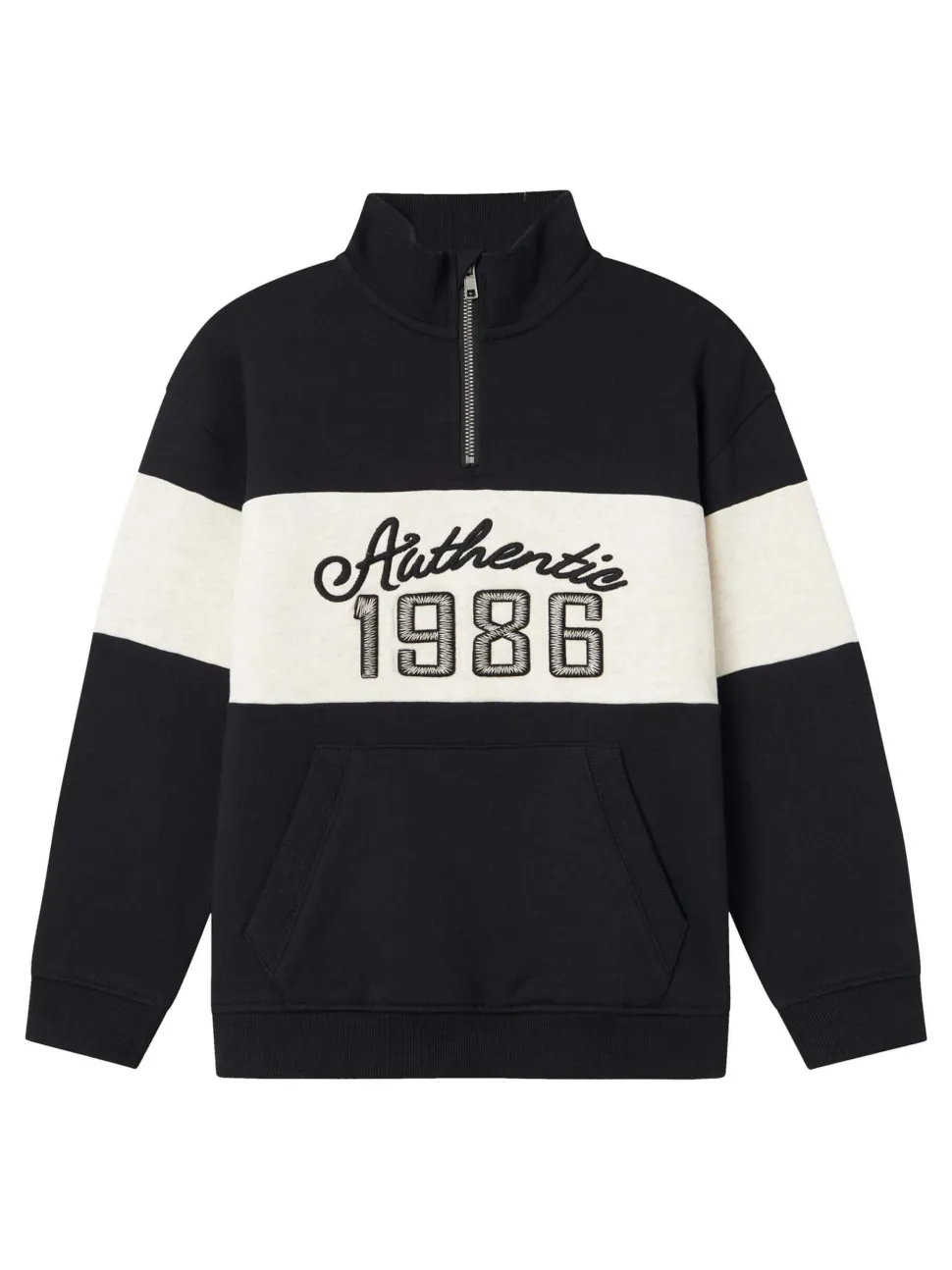Name It Lasten Collegepaita, NKMRETA LS RLX SWEAT Musta