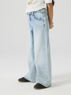 Name It lasten farkut NKFBELLA SKATER BUCKLE JEANS, vaaleansininen