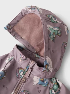 Name It Lasten Haalari, NMFALFA08 SOFTSHELL SUIT NOOS Vaaleanpunainen Kuosi