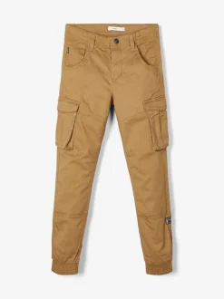 Name It Lasten Housut, Bamgo Reg Twill Beige