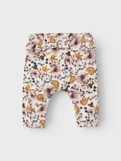 Name It lasten housut, NBFRESTA PANT Valkopohjainen Kuosi