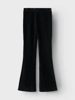 Name It Lasten Housut, NKFORINGE BOOTCUT VEL PANT Musta