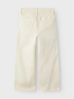 Name It Lasten Housut, NKFROSE WIDE TWI PANT Beige