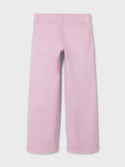 Name It Lasten Housut, NKFROSE WIDE TWI PANT Pinkki