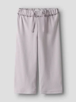 Name It lasten housut NMFTELLA WIDE PANT, vaalea lila