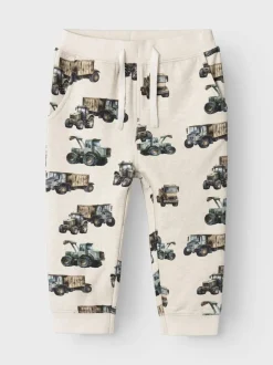 Name It Lasten Housut, NMMNIKLO REG SWEAT PANT Luonnonvalkoinen