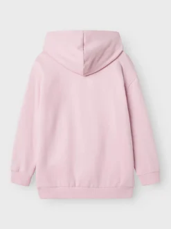 Name It lasten huppari, NKFSAKKO LS RLX LONF SWEAT Vaaleanpunainen