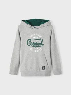 Name It, Lasten Huppari, NKMBABO LS SWEAT Vaaleanharmaa