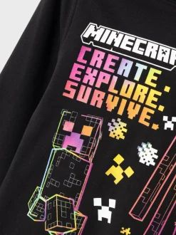Name It lasten huppari NKMJIZ MINECRAFT, musta