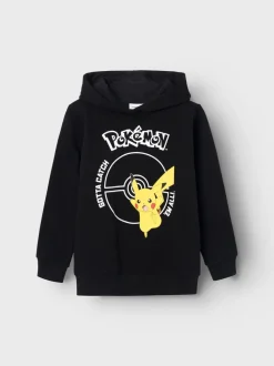 Name It lasten huppari, NKMNOSCAR POKEMON SWEAT Musta