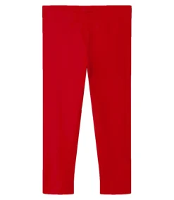 Name It Lasten Leggingsit NKFVIVIAN SOLID CAPRI LEGGING Kirkkaanpunainen