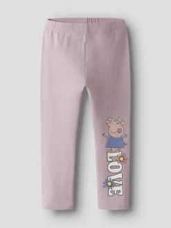 Name It lasten leggingsit NMFDAISY PEPPA LEGGING, vaaleanpunainen